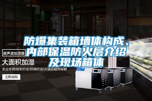 防爆集裝箱墻體構(gòu)成、內(nèi)部保溫防火層介紹及現(xiàn)場(chǎng)箱體