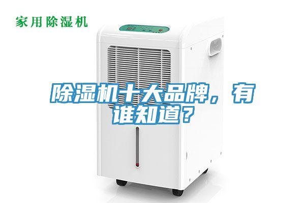除濕機(jī)十大品牌，有誰(shuí)知道？