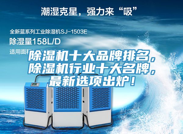 除濕機(jī)十大品牌排名，除濕機(jī)行業(yè)十大名牌，最新選項(xiàng)出爐！