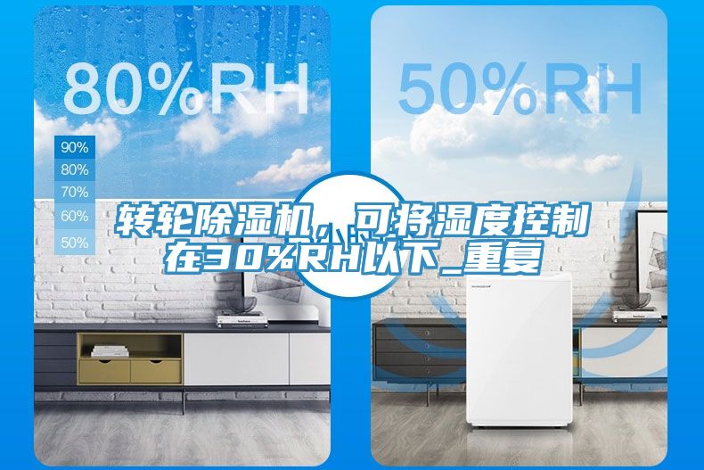 轉(zhuǎn)輪除濕機，可將濕度控制在30%RH以下_重復(fù)