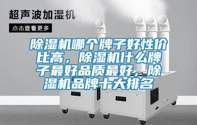 除濕機哪個牌子好性價比高，除濕機什么牌子最好品質(zhì)最好，除濕機品牌十大排名